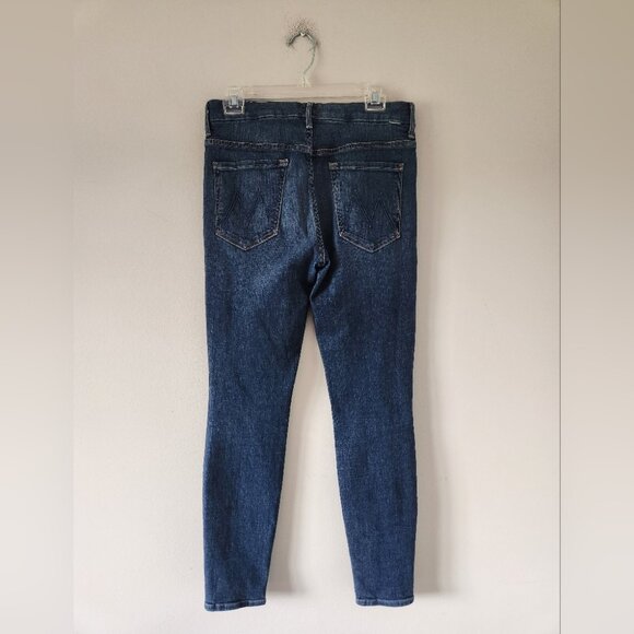 MOTHER Women's Skinny Jeans - Blue - Picture 2 of 6